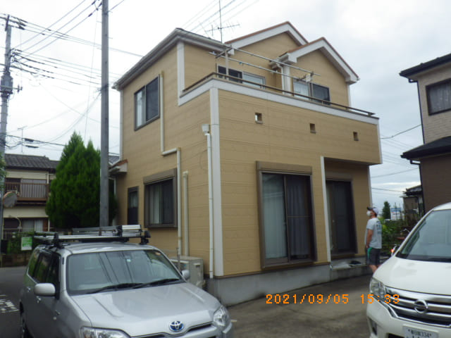 K様邸（埼玉県幸手市）の外壁塗装・屋根塗装前の写真